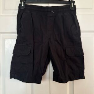 Black Cargo Shorts